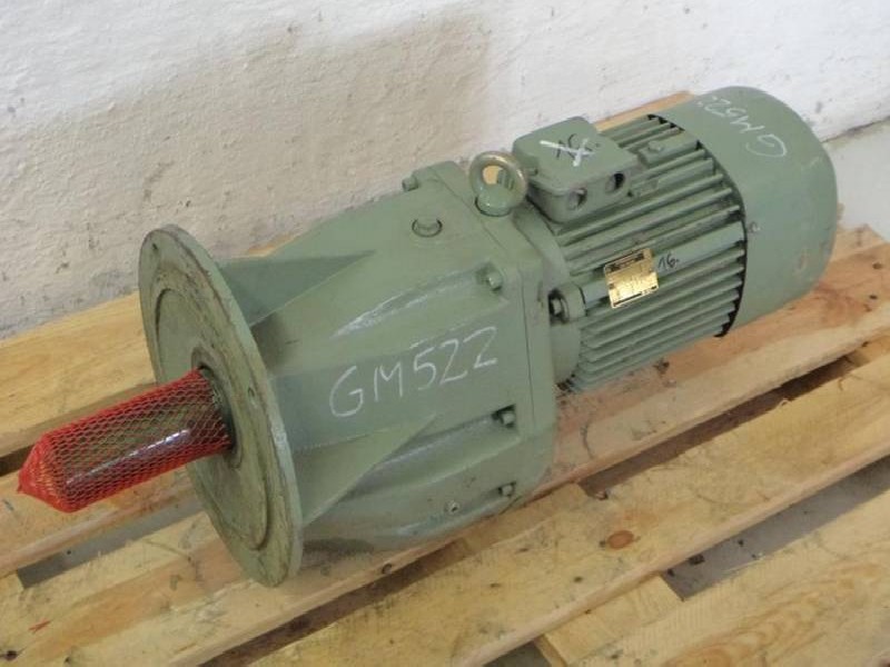 Gear motor VEM ZG4 BMRE 100 L 6 ( ZG4BMRE100L6 ) Wellendurchmesser: Ø 60 mm Flanschdurchmesser: Ø 300 mm Neu ! photo on Industry-Pilot